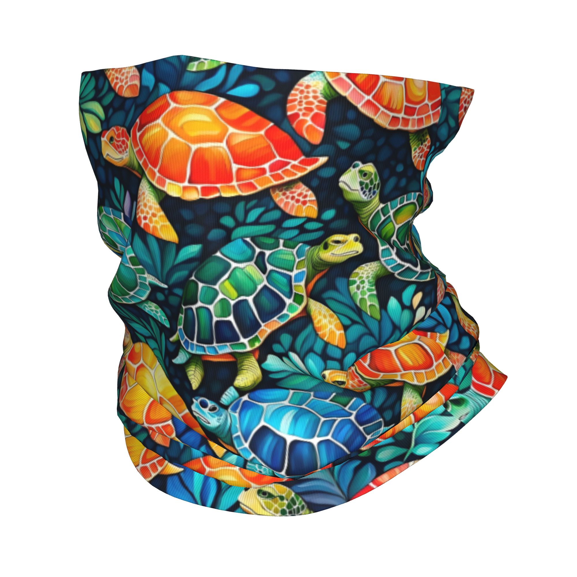 Neck Gaiter Fleece - Śmieszny, kolorowy komin na szyję z